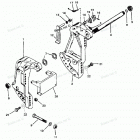 H090412SD Кронштейн крепления к транцу