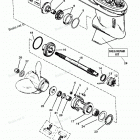 H120412SD Gear Housing Assembly(propshaft) (3 Jaw Reverse Clutch)