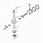 H005201SM Коленвал и поршни