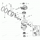 H050412SD Коленвал и поршни