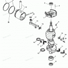 H075312SD Коленвал и поршни