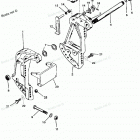 H120422SD Кронштейн крепления к транцу