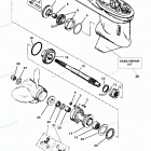 H090412SD Gear Housing Assembly(propshaft) (3 Jaw Reverse Clutch)