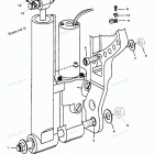 H040412ST Крепление механизма гидроподъема Power Trim