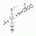 H005201SS Коленвал и поршни