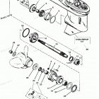 H090412SD Gear Housing Assembly(propshaft) (6 Jaw Reverse Clutch)