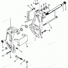 H090412RR Кронштейн крепления к транцу
