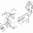 H040412RD Кронштейн транца
