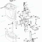 H025201RD Swivel Bracket & Driveshaft Housing
