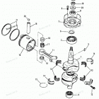 H040312RD Коленвал и поршни