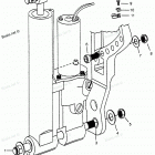 H040312RR Крепление механизма гидроподъема Power Trim