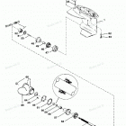H025201RD Корпус редуктора , гребной вал