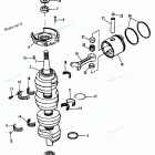 H120412RX Коленвал и поршни