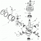 H050312RR Коленвал и поршни