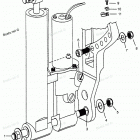H040312RD Крепление механизма гидроподъема Power Trim