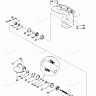 H025211RD Корпус редуктора , гребной вал