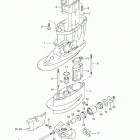 DF70A Корпус ведущего вала (нога)