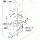DF200 Капот двигателя  (для моделей DF250S, после 2010 года)
