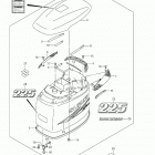 DF200 Капот двигателя (для моделей DF225, после 2010 года)