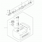 DF9.9AR Топливный бак ( Resin )