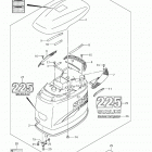 DF200 Капот двигателя  (для моделей DF225, 2004-2009 года)