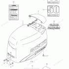 DF 40TLK7 Engine Cover (Model:03-09)