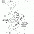 DF200 Капот двигателя (для моделей DF250, после 2010 года)