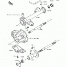 Bayou 220 (KLF220-A7) Задняя ось
