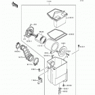 Bayou 300 (KLF300-B5) Воздухозаборник