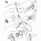 Bayou 300 (KLF300-B5) Стартер