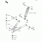 Bayou 220 (KLF220-A7) Передняя подвеска