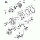 Bayou 220 (KLF220-A7) Сцепление