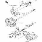 Bayou 300 (KLF300-B5) Задняя ось