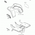 Bayou 300 (KLF300-B9) Decals(ebony)(klf300-b9)