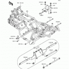 Bayou 300 (KLF300-B5) Рама ,крепежные детали