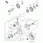 Bayou 220 (KLF220-A7) Коленвал