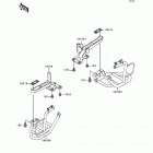 Bayou 300 (KLF300-B5) Подножки