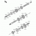 Bayou 300 (KLF300-B5) Трансмиссия