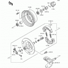 Bayou 220 (KLF220-A7) Переднее колесо
