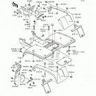 Bayou 300 (KLF300-B5) Заднее крыло