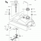 Bayou 220 (KLF220-A7) Топливный бак