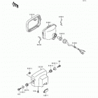 Bayou 400 4X4 (KLF400-B2) Фара