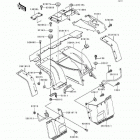 Bayou 400 4X4 (KLF400-B2) Переднее крыло(ья)