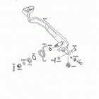 Mojave 250 (KSF250-A8) Педаль тормоза