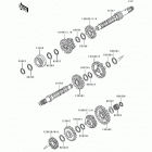 Bayou 400 4X4 (KLF400-B2) Трансмиссия