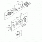 Mojave 250 (KSF250-A8) Масляный и водяной насос. фильтр масленый