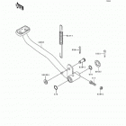 Bayou 400 4X4 (KLF400-B2) Педаль тормоза