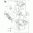 Bayou 400 4X4 (KLF400-B2) Воздухозаборник