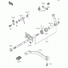 Bayou 400 4X4 (KLF400-B2) Механизм переключения передач