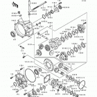 Bayou 400 4X4 (KLF400-B2) Drive shaft(differential)